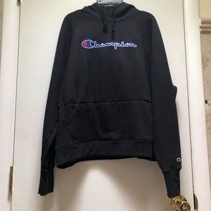 Black Authentic Champion Hoodie